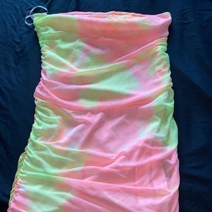 Multi color mini dress from shein